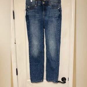 Torrid Women’s Bombshell Straight Ankle Length Blue Jeans